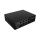 Lanberg Light Industrial 10 portos PoE Switch (8xPoE, 120W)