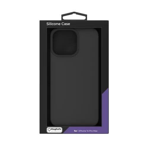 Next One MagSafe Silicone Case for iPhone 14 Pro Max - Black