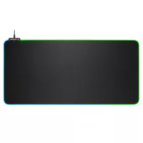   Sharkoon Egérpad - 1337 Gaming Mat RGB V2 900 (900 x 425 x 3 mm, RGB LED, lecsatlakoztatható USB kábel, fekete)