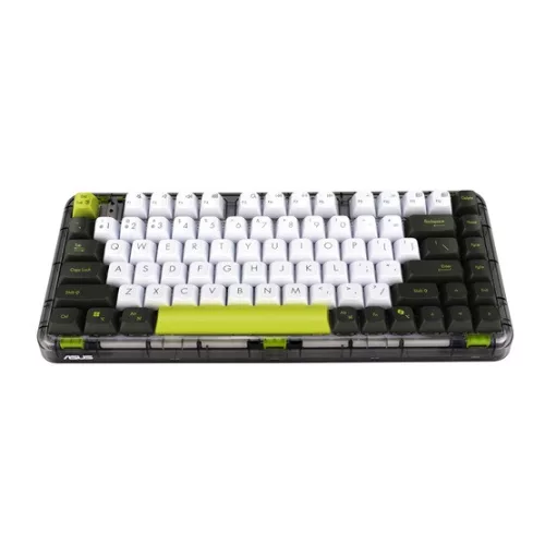 ASUS Jelly75 KD201vezeték nélküli billentyűzet - HU layout - MILKY WHITE