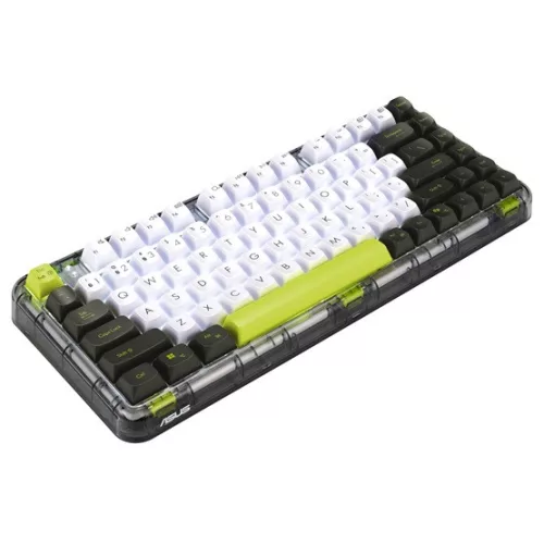 ASUS Jelly75 KD201vezeték nélküli billentyűzet - HU layout - MILKY WHITE
