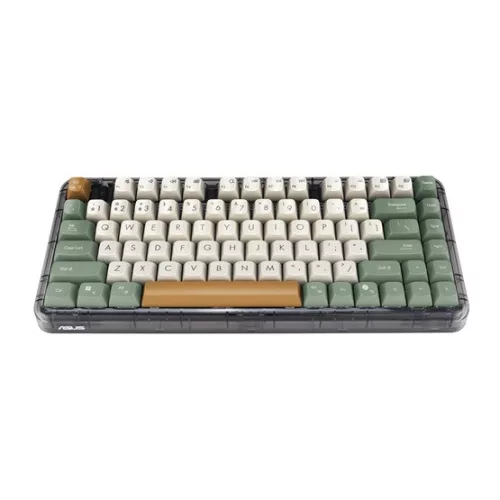 ASUS Jelly75 KD201vezeték nélküli billentyűzet - HU layout - MILKY WHITE