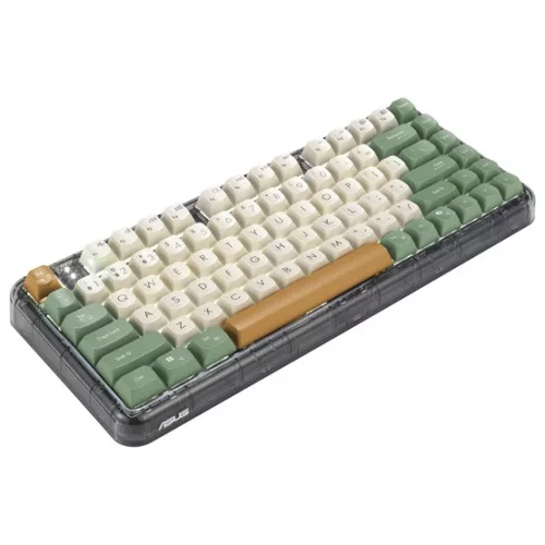 ASUS Jelly75 KD201vezeték nélküli billentyűzet - HU layout - MILKY WHITE