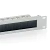 Equip Rackszekrény kiegészítő - 327412 ("Brush Panel", Fésű Panel 1U, szürke)