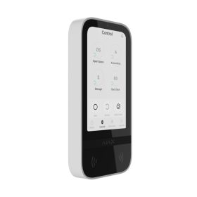   Ajax Keypad TouchScreen 5" érintőképernyős kezelő - kártyaolvasóval - fehér