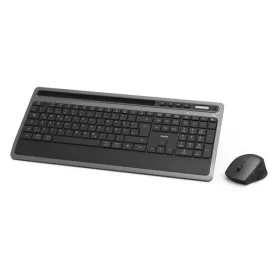   Hama Billentyűzet/Optikai Egér Szett - 182686 KMW-600 PLUS (vezeték nélküli, HU, antracit)