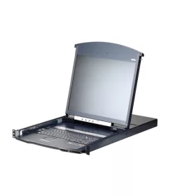  ATEN ALTUSEN KVM Konzol LCD 19" Dual Rail + Switch, 8 port
