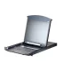 ATEN ALTUSEN KVM Konzol LCD 19" Dual Rail + Switch, 8 port