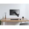 Equip Monitor Fali konzol - 650136 (17"-32",1 monitor, dönthető, forgatható, állítható magasság, Max.: 9kg, fekete)