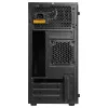 Everest Számítógépház - SABER RGB Peak 250W (fekete; Micro ATX / MINI-ITX, 250W táp, 2xUSB2.0 )