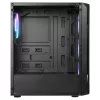 Everest Számítógépház - X-RACER (fekete; üveg; ATX; alsó táp; 4x120mm RGB, 1xUSB3.0 + 2xUSB2.0)