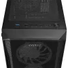 Everest Számítógépház - X-RACER (fekete; üveg; ATX; alsó táp; 4x120mm RGB, 1xUSB3.0 + 2xUSB2.0)