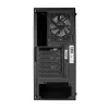 Everest Számítógépház -  FLAT MESH (fekete; plexi; ATX; alsó táp; 4x120mm LED; 1xUSB3.0 + 2xUSB2.0, I/O; porszűrő)