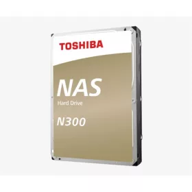   Toshiba Belső HDD 3.5" - N300 High-Reliability 12TB (Retail; NAS, RAID-, Multimédiás kiszolgálótárhely; 256MB / 7200RPM)