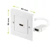 PREMIUMCORD Fali lemez HDMI Fali aljzat