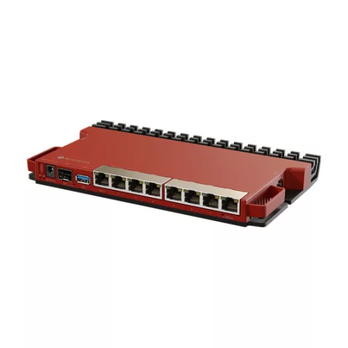MikroTik L009UiGS-RM router, rackbe szerelhető