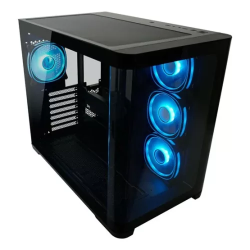 LC Power - LC-8001B-ON hangszigetelt ATX ház