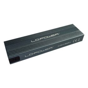   LC Power Külső ház - USB 3.2 Type-C - NVMe vagy SATA M.2 SSD - LC-M2-C-MULTI-3