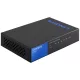 Linksys 5-Port Desktop Gigabit Switch (LGS105) - Black