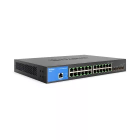   Linksys 24-Port Managed Gigabit Switch + 4 SFP+ Ports - Black