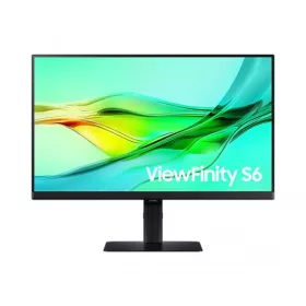   Samsung LS24D600UAUXEN ViewFinity S6 - 24 inch - Quad HD IPS LED Monitor - 2560x1440 - 100Hz - Pivot / HAS / RJ45 / USB-C