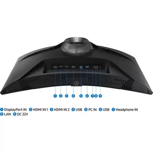 SAMSUNG 27" LS27BG650EUXEN WQHD VA 16:9 1ms gamer monitor
