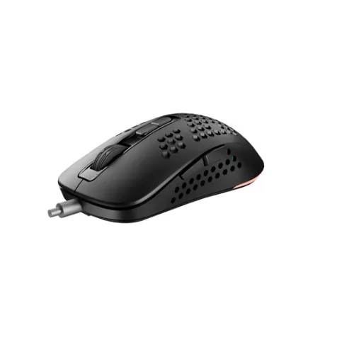 AVAX LW01 PAW3327 RGB gamer egér, fekete