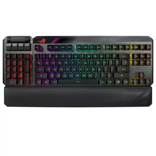 ASUS ROG Claymore II vezeték nélküli billentyűzet - optomechanikus ROG RX Red - HU