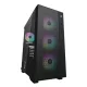 DeepCool Midi - MATREXX 55 MESH ADD-RGB 4F - Fekete - MATREXX55-MESH-ARGB-4F