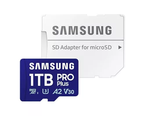SAMSUNG SD kártya, 1TB, PRO PLUS, Blue Wave