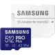 SAMSUNG SD kártya, 512GB, PRO PLUS, Blue Wave
