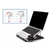 Conceptronic notebook állvány - THANA03G (Max.: 15,6", állítható magasság, Max.: 50kg, szürke)