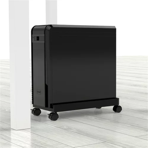 Orico Számítógép állvány - CPB2-B/43/ (24,6 x 46,7 x 4 cm, gurulós, műanyag, fekete)