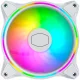 Cooler Master - Case Fan - 12cm - MasterFan MF120 Halo RGB - Fehér - MFL-B2DW-18NPA-R1