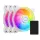 Cooler Master - Case Fan - 12cm - MasterFan MF120 Halo2 - Fehér - MFL-B2DW-213P2-R2