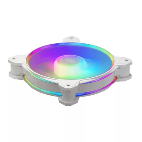 Cooler Master - Case Fan - 12cm - MasterFan MF120 Halo2 - Fehér - MFL-B2DW-213P2-R2
