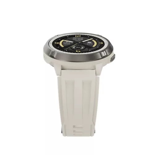 HIFUTURE Okosóra MIX 3, 1,43" Amoled kijelző, 466x466 pixel, 3 ATM, Iránytű, magasságmérő, 10 nap üzemidő, latte