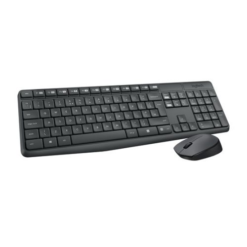 Logitech MK235 - Fekete - Gravírozott HU bill
