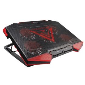   Rampage Notebook Hűtőpad 17"-ig - AD-RC5 (fém rács; 5x10cm, USB port)