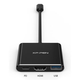   XP-PEN 3-in-1 adapter - ACW01 (Bemenet: USB-C, Kimenet: USB-C PD:60W/HDMI/1x USB3.0)