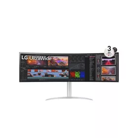   LG Monitor 49" - 49WQ95C-W (IPS; Ívelt; HDR; 32:9; Dual QHD 5120x1440; 144Hz, 5ms; 400cd; HDMI; DP; USB-C; Spk; Mag)