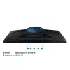Samsung Monitor 24" - S24DG302EU (VA, 1920x1080, 16:9, FHD, 180HZ, 250cd/m2, 1ms, Pivot)