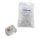 LogiLink MP0018 RJ11 Elemes csatlakozódugasz - 100db/cs