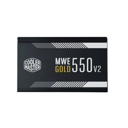 Cooler Master 550W - MWE Gold 550 - MPE-5501-ACAAG-EU - 80+ Gold  - ATX 3.1 - Nem moduláris - Fekete Tápegység