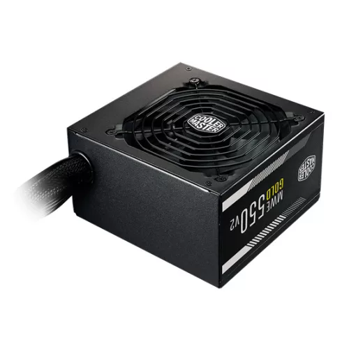 Cooler Master 550W - MWE Gold 550 - MPE-5501-ACAAG-EU - 80+ Gold  - ATX 3.1 - Nem moduláris - Fekete Tápegység