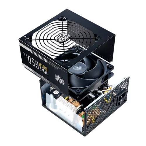 Cooler Master 650W - MWE Gold - MPE-6501-ACAAG-EU - 80+ Gold - ATX 12V Ver. 2.41 -  Moduláris - Fekete Tápegység