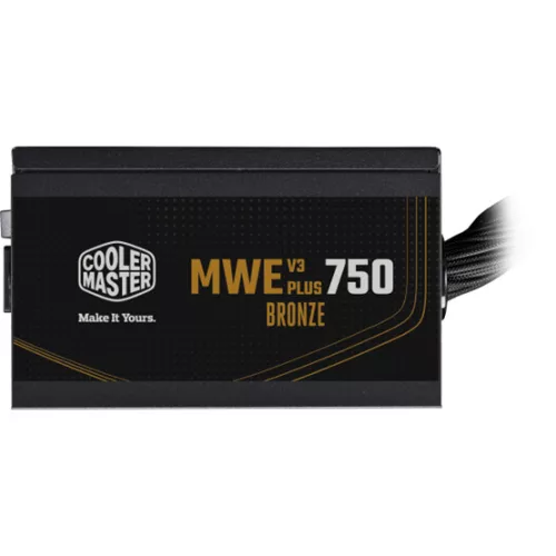 Cooler Master 750W - MWE Bronze 750 V3 - MPE-7501-ACAAW-3BEU - 80+ Bronze ATX3.1 - Fekete Tápegység