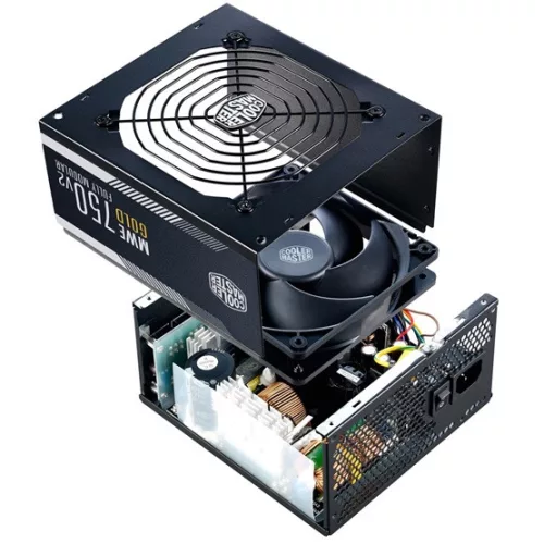 Cooler Master 750W - MWE 750 Gold-v2 - MPE-7501-AFAAG-EU - 80+ Gold - ATX 12V Ver. 2.41 - Moduláris - Fekete Tápegység