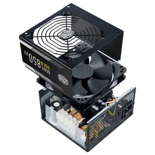 Cooler Master 850W - MWE 850 Gold V2 - MPE-8501-ACAAG-EU - 80+ Gold - ATX 12V Ver. 2.41 - Fekete Tápegység