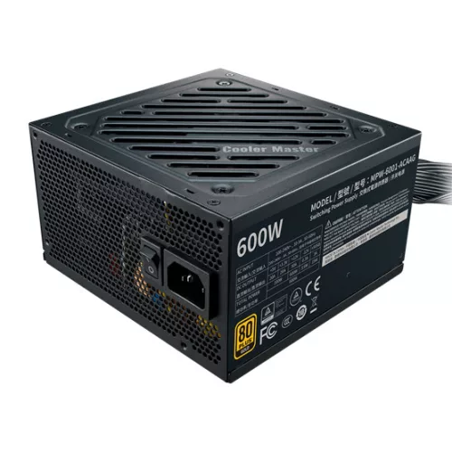 Cooler Master 600W - G600 Gold - MPW-6001-ACAAG-NL - Bulk